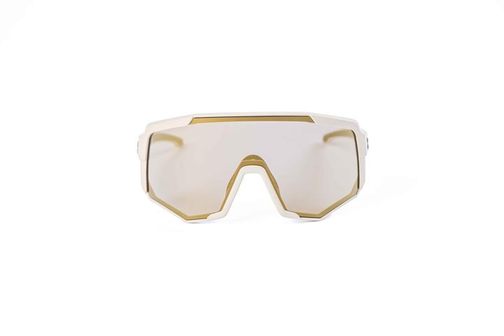 Actual product image Coast Optics Nita XL Sportbrille Driftwood mit Gold Sun und klarem Glas (Gold, Gold)