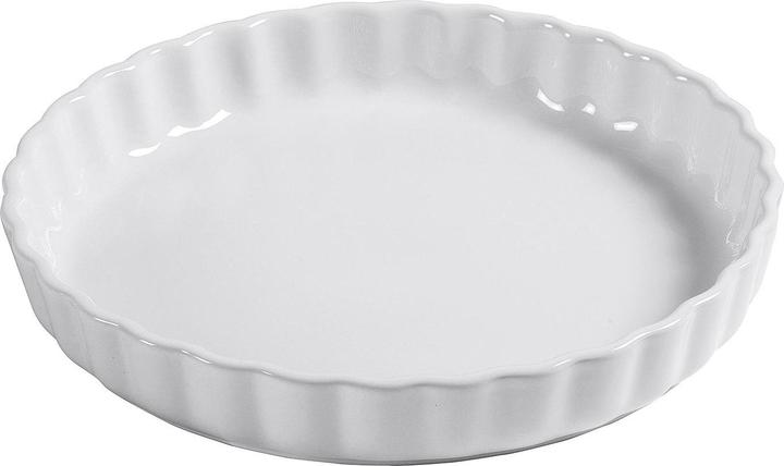 Image du produit Vista alegre Moule à tarte rond en faïence 3cm Ø12,5cm blanc (12.50 cm)