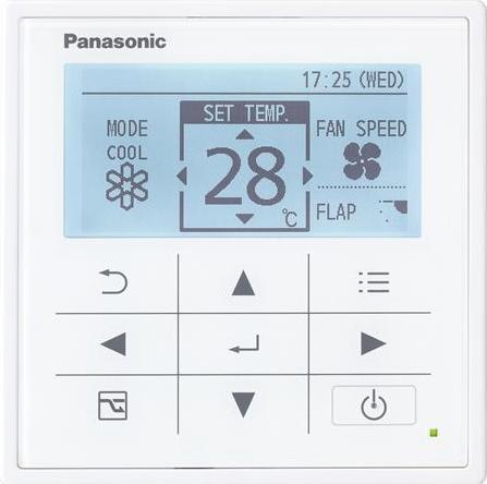 Image du produit Panasonic dispose du panneau de commande CZ-RTC5B pour le contrôle des PACi et VRF avec affichage de