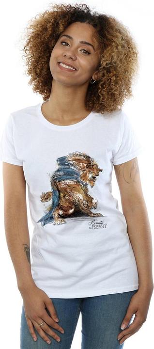 Immagine prodotto Disney Beauty And The Beast Beast Sketch Maglietta Donna (L)