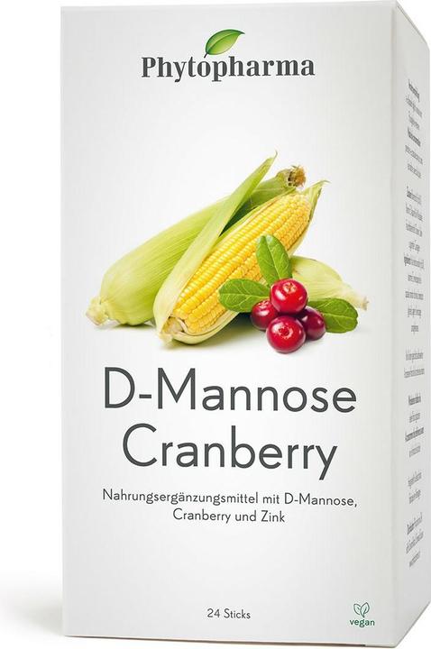 Phytopharma Mirtillo rosso D-Mannosio (24 Pezzo/i, 744 ml, 159 g)