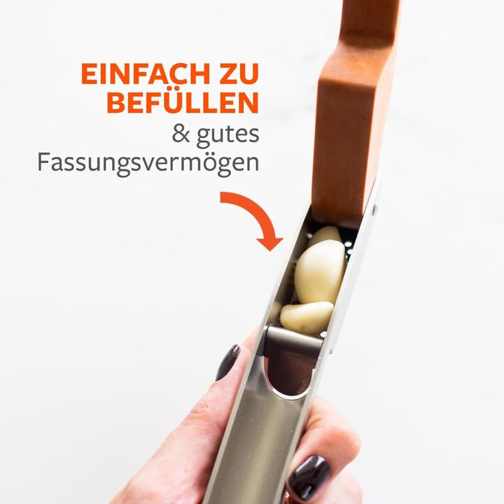 Actual product image Full Circle Home Knoblauchpresse Easy-Clean Crushed It