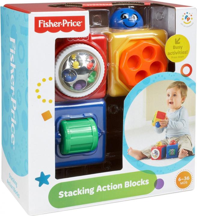 Actual product image Fisher-Price Play & stacking cubes