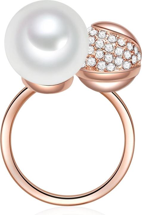 Produktbild Lulu & Jane Damen Messing Glas Muschelkernperle roségold - 29485 (52)