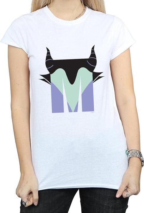 Actual product image Disney Womens/Ladies Alphabet M Is For Maleficent Cotton T-Shirt (L)