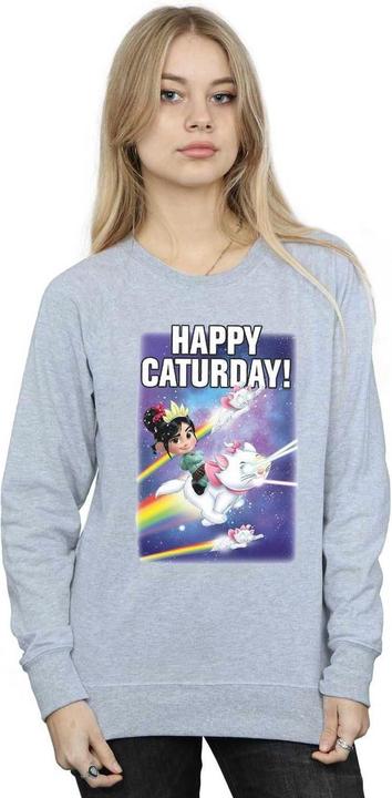Immagine prodotto Disney Wreck It Ralph Happy Caturday Felpa Donna (XL)
