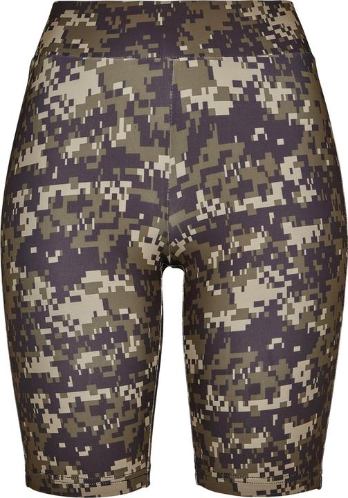 Urban Classics Ladies High Waist Camo Tech Cycle Shorts