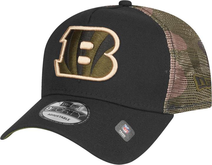 New Era Snapback Trucker Cap - Cincinnati Bengals wood camo (One Size)