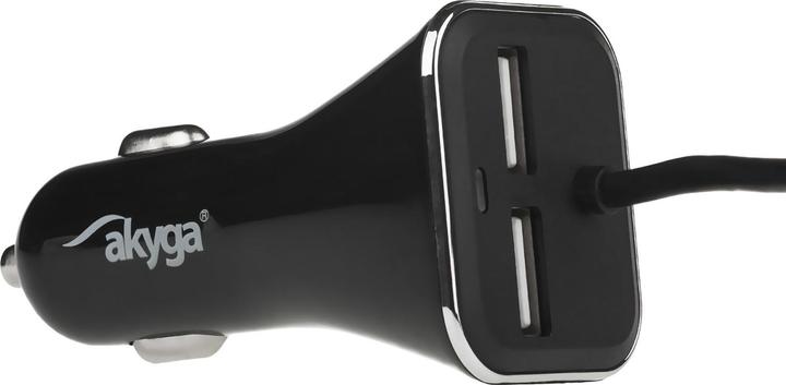 Actual product image Akyga AK-CH-10 USB Charger Car Output Current (max.) 9 A 4 x USB