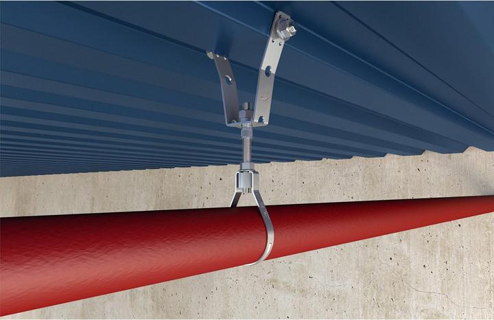 Actual product image Fischer Sprinkler clamp FRLH 10" M20"