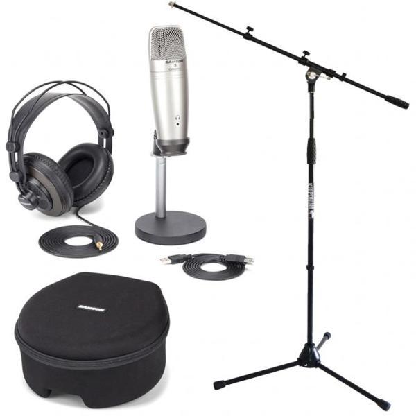 Produktbild Samson C01U Pro Podcast Set mit Mikrofon-Stativ