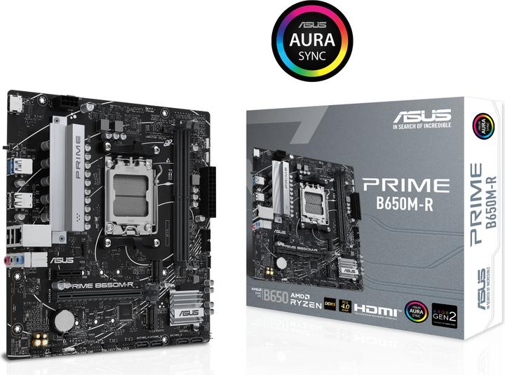 Immagine prodotto ASUS MB PRIME B650M-R (AM5, AMD B650, mATX)