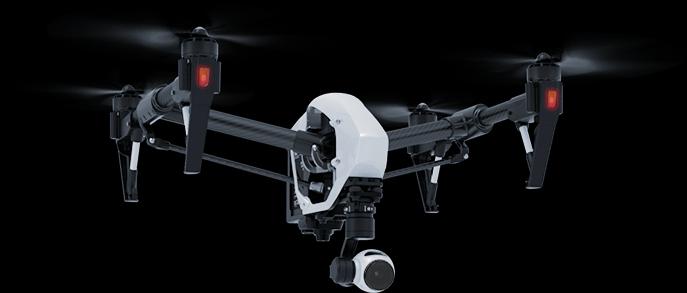Produktbild DJI Inspire One mit zwei Fernsteuerungen (18 min, 2935 g)