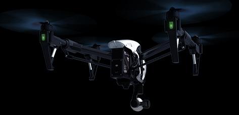Produktbild DJI Inspire One mit zwei Fernsteuerungen (18 min, 2935 g)