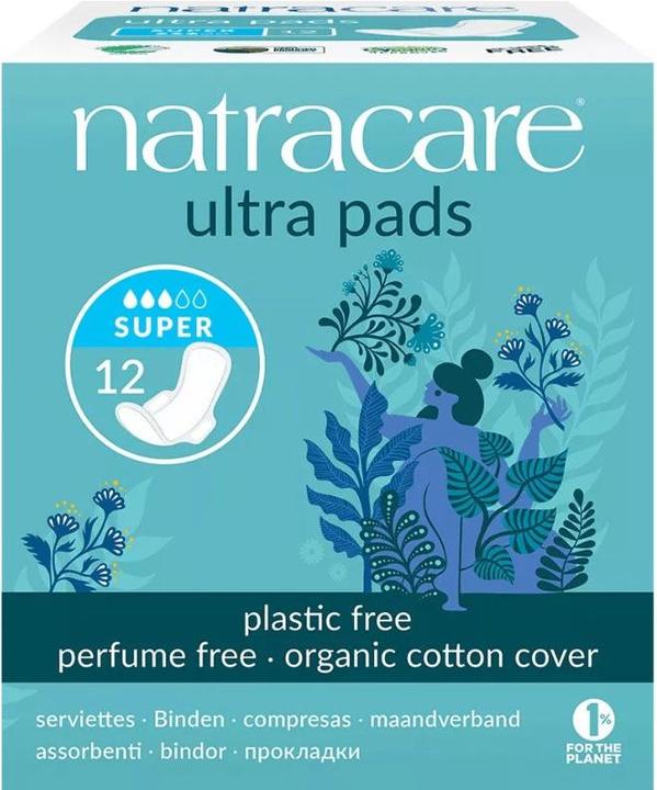 Natracare Ultra Pads (12 x, Damenbinden)