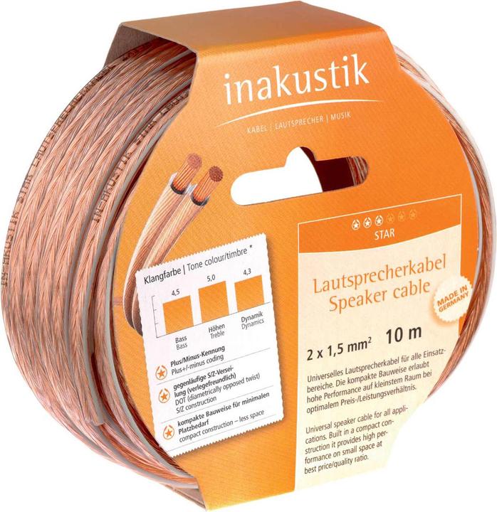 Actual product image Inakustik Star (6 m, 0.75 mm²)