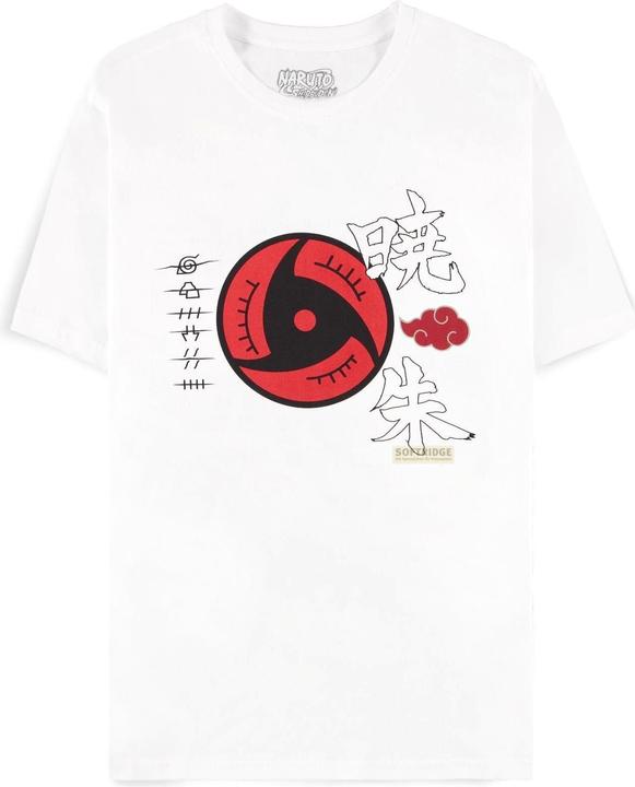Immagine prodotto Difuzed Maglietta Naruto Shippuden Simboli Akatsuki Bianca Taglia XL (XL)