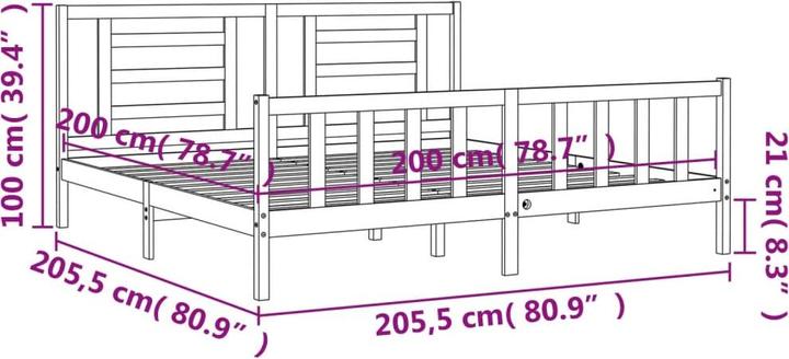 Actual product image VidaXL Maddalena (200 x 200 cm)