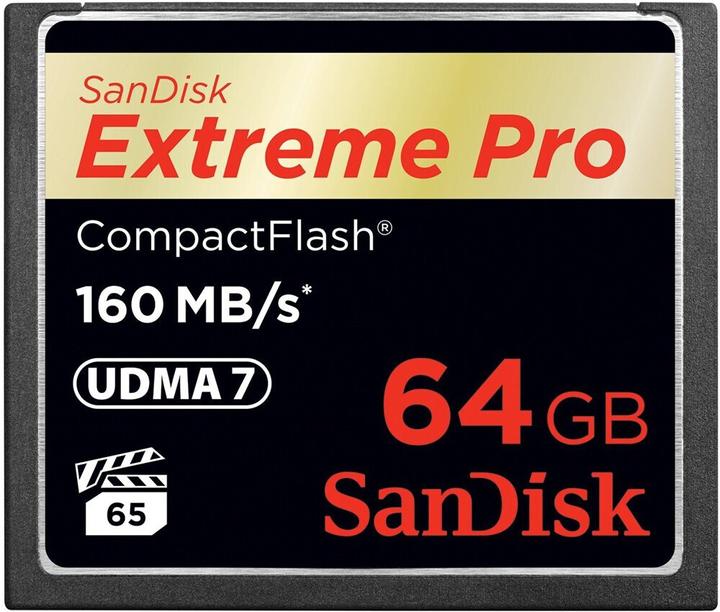 Actual product image SanDisk Extreme Pro Compact Flash (64 GB, CF)