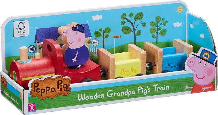 Actual product image Proxy Peppa Pig - Wooden Train and Figure (20-00111)