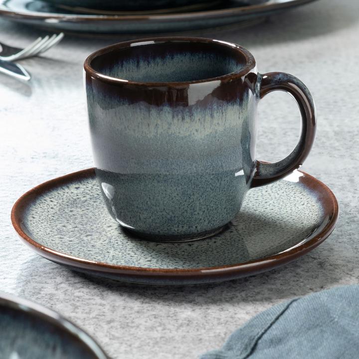 Produktbild Like. by Villeroy & Boch Lave Kaffeetasse mit Untertasse (190 ml, 2 x)