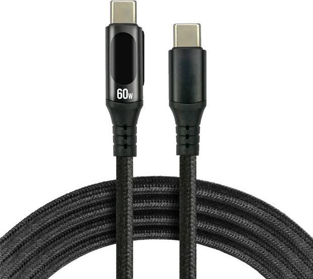 Image du produit Everactive USB-C > USB-C PD 2.0 (Display) - Daten-Ladekabel (2 m, USB 2.0, 60 W)