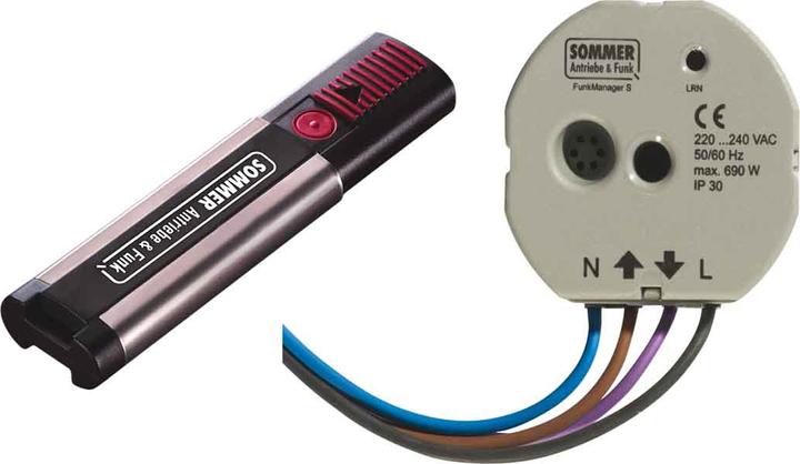 Sommer Torantriebe SOM 5990V000 Radio manager set in flush-mounted box