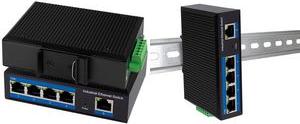 Actual product image LogiLink Industrial Fast Ethernet Switch, 5-Port, Unmanaged (5 Ports)
