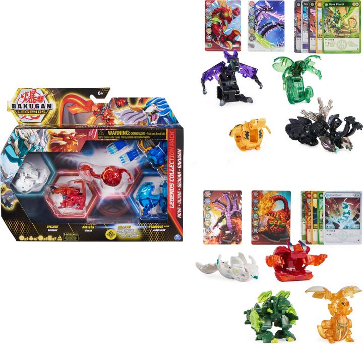Actual product image Bakugan BTB Legends Collection 4 Pack S5
