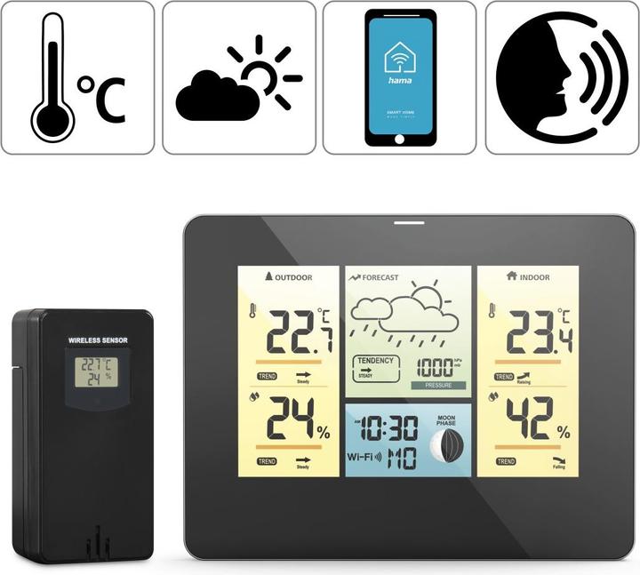 Actual product image Hama Weather station