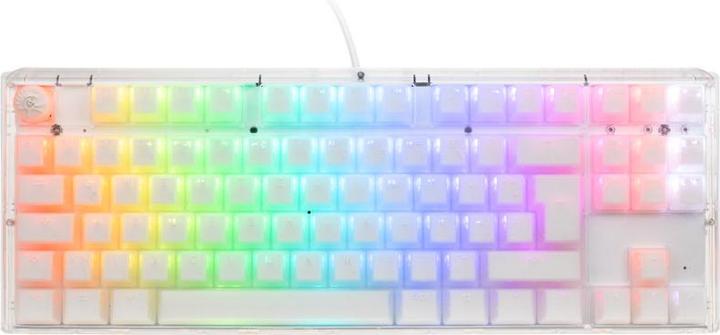 Immagine prodotto Ducky Tastiera da gioco One 3 Aura White TKL, LED RGB - MX-Blue (DE, Cablato)