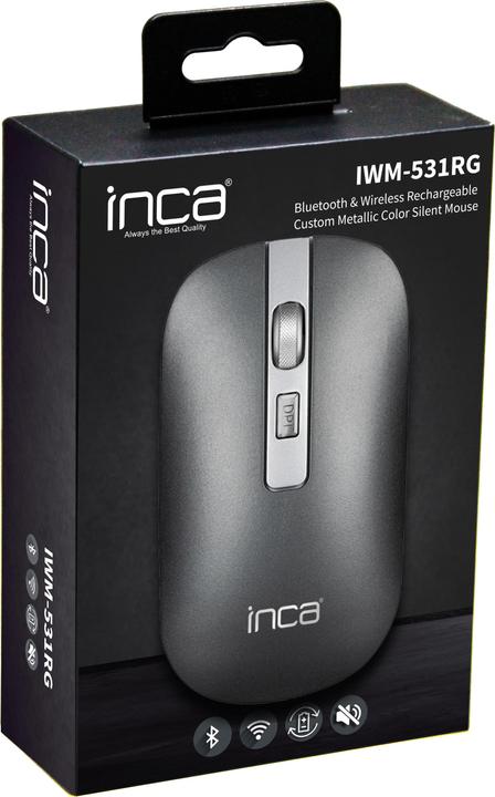 Produktbild Inca Maus IWM-531RG Bluetooth & Wireless, Akku, Silent, SI (Kabellos)
