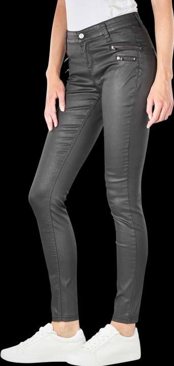 Actual product image MAC Jeans Zip Skinny Jeans Coated Black (W32/L30)