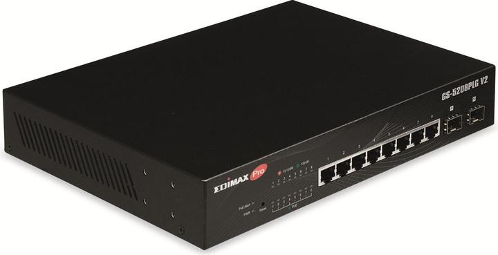Immagine prodotto edimax Interruttore Pro 8x GE GS-5208PLG V2 POE (8 Porti)