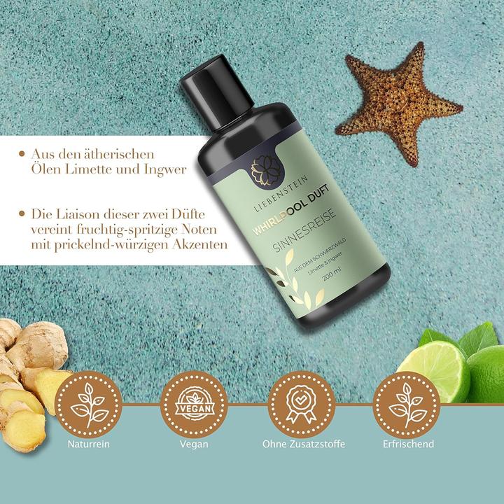 Image du produit Liebenstein Parfum de spa bio Voyage sensoriel (200 ml, Huile de bain)