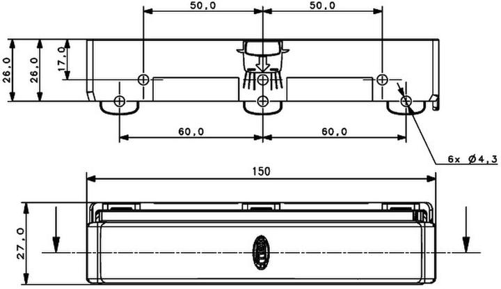 Actual product image Hella Daytime running light on both sides LED 2PT 980 970-521