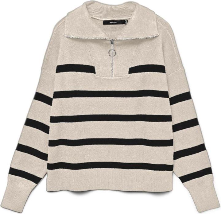 Actual product image Vero Moda High Neck Zipper Blouse (S)