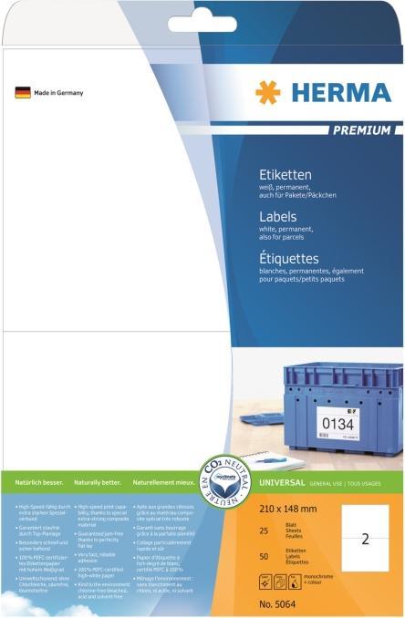Actual product image HERMA Shipping labels A4