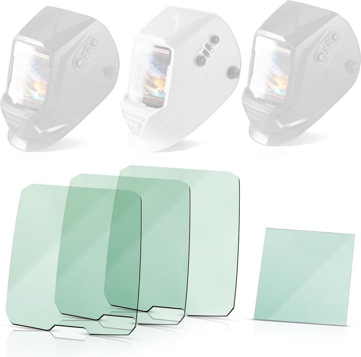 Stahlwerk Set of 4 welding helmet replacement lenses ST 990 XTC XB XW (Hearing protection replacement pads)