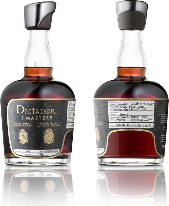 Actual product image Dictador Rum 2 Masters Hardy 1978 (1 x 70 cl)
