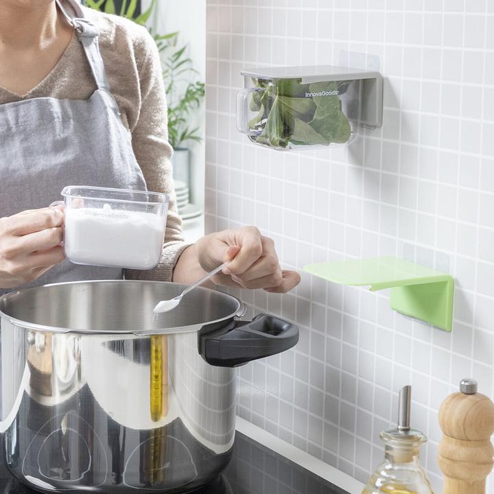 Image du produit InnovaGoods 2x récipient de cuisine autocollant (0.42 l)