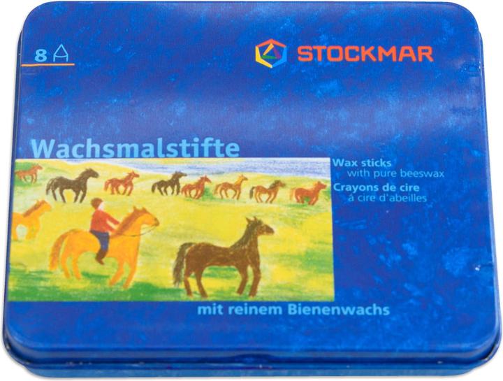 Actual product image Stockmar WAXING PENCIL /Pà8 (Multicoloured, 8 x)