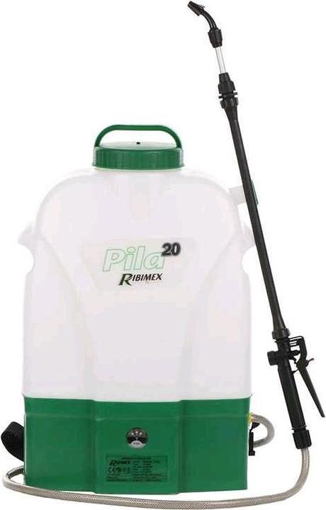 Ribimex PILA 20 Pompe de pulvérisation à dos à batterie 20 litres 12 V8 Ah (20 l)
