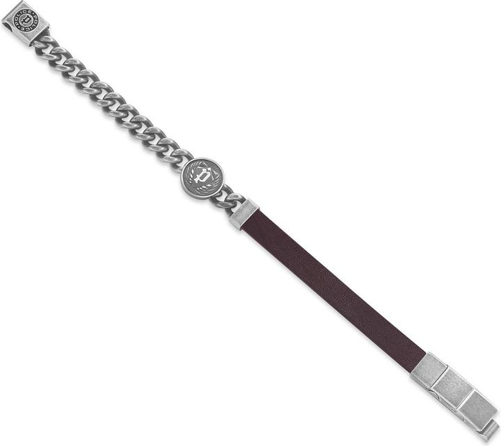 Actual product image Police PEAGB0023302 Crest (19 cm, Leather, Stainless steel)