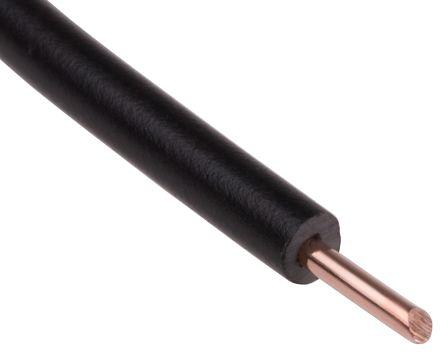Image du produit Rs Pro Fil Rigide 1mm2 Noir (100 m)