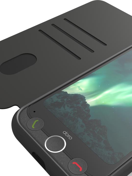 Actual product image Doro Wallet Case graphit für Aurora A3x (Oppo A31)