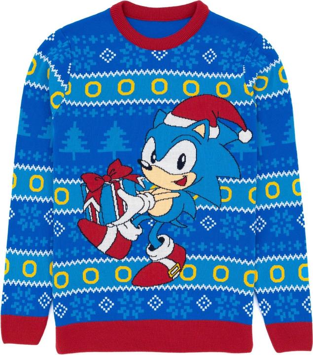 Sonic The Hedgehog Pullover weihnachtliches Design (M)