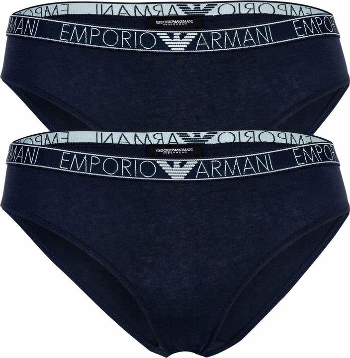 Actual product image Emporio Armani Essential Studs Logo Bi-Pack Brief (M, pack of 2)