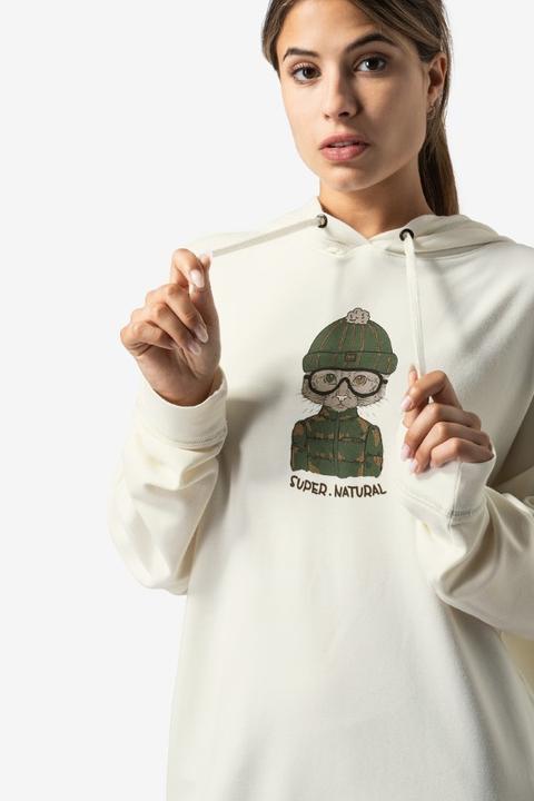 Produktbild Super Natural W Snow Cat Hoodie (S)