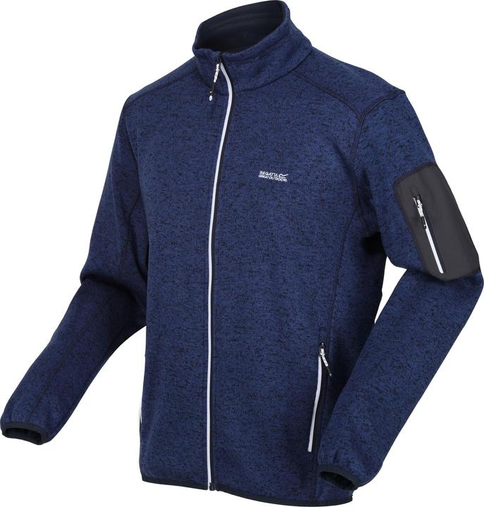 Actual product image Regatta Mens Newhill Marl Full Zip Fleece Jacket (XL)
